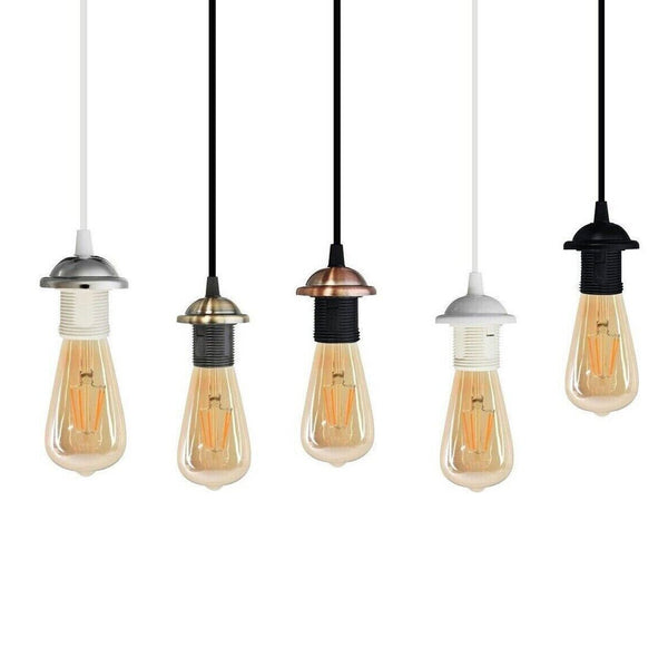 Hanging pendant lighting cord kit - Pendant Lamp Kit -white electrical ceiling hardwire kit