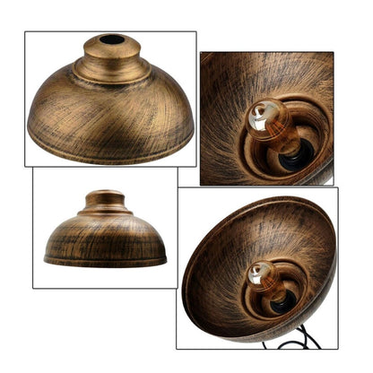 Vintage Dome-Shape Hanging Pendant Light