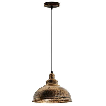 Vintage Dome-Shape Hanging Pendant Light