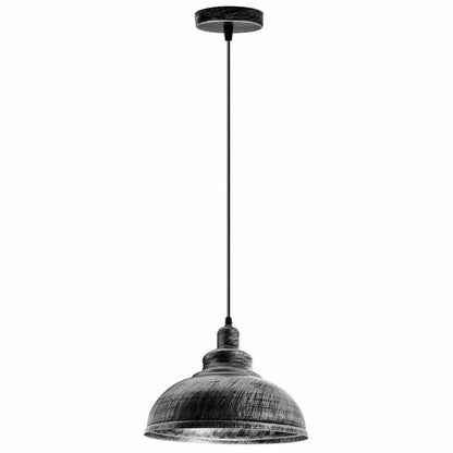 Vintage Dome-Shape Hanging Pendant Light