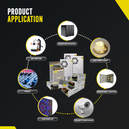 DC 24V 4 Amp Switching Power Supply for LED Strips CCTV~1023