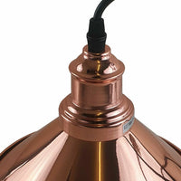 Vintage 3-Light Pendant Fixture Cone Light