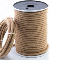 18 Gauge 2 Conductor Round Rope Light Cord Covered Wire Hemp Electrical Rope Pendant Light Cord Lamp Cord