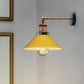 Yellow Metal Cone Wall Scones Lamp for bed room.JPG