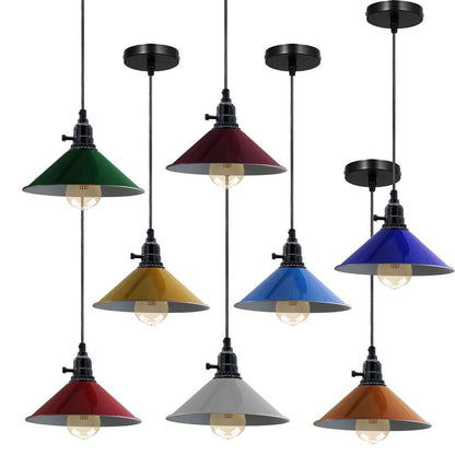 Industrial Black holder Dimmer Switch Hanging Pendant Light