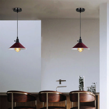 Industrial Black holder Dimmer Switch Hanging Pendant Light