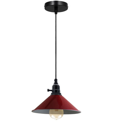 Industrial Black holder Dimmer Switch Hanging Pendant Light