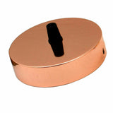 single Outlet Rose Gold Metal Ceiling Rose~1467