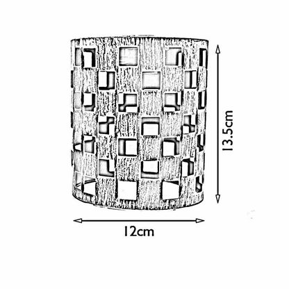 Modern Barrel Cage Square Pattern Lamp Shade 
