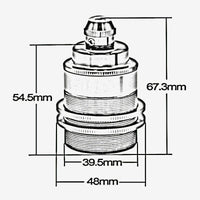E26 Edison Screw Cap Socket Fitting Pendant Ceiling Light Lamp Bulb Holder~1233