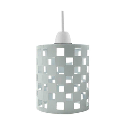 Modern Barrel Cage Square Pattern Lamp Shade 