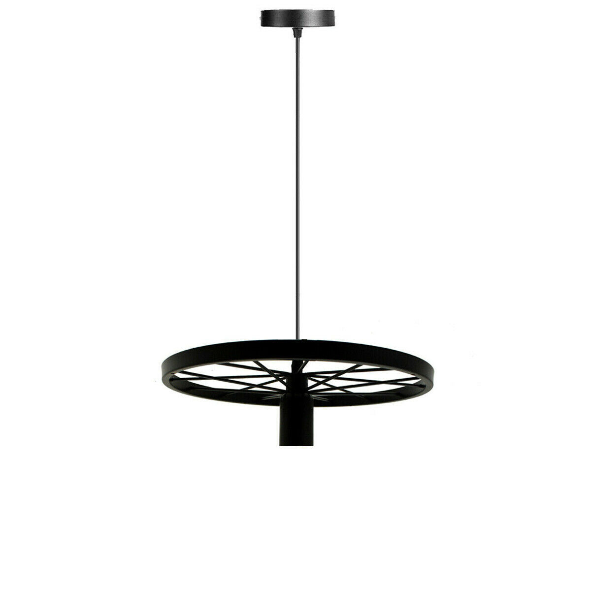 Retro Industrial Ceiling Wheel Pendant Light 