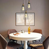 3-Light Pendant Fixture Light Cages 