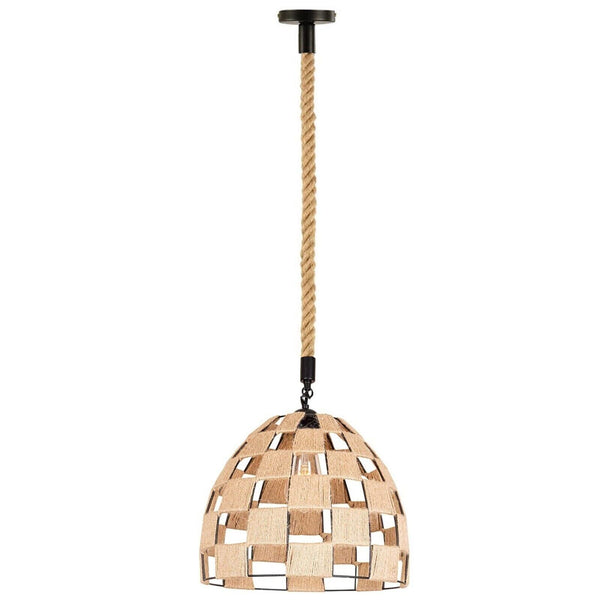 vintage Loft Hemp Rope Iron Ceiling Light Retro pendant light ~ 1574