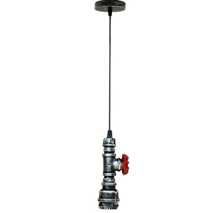 Industrial Steampunk Water Pipe Pendant Light