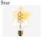Star 4W LED Light Bulb E26 Warm White Decorative LED Edision Bulbs Dimmable