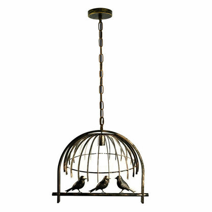 Vintage Bird Cage Chandelier Pendant Light