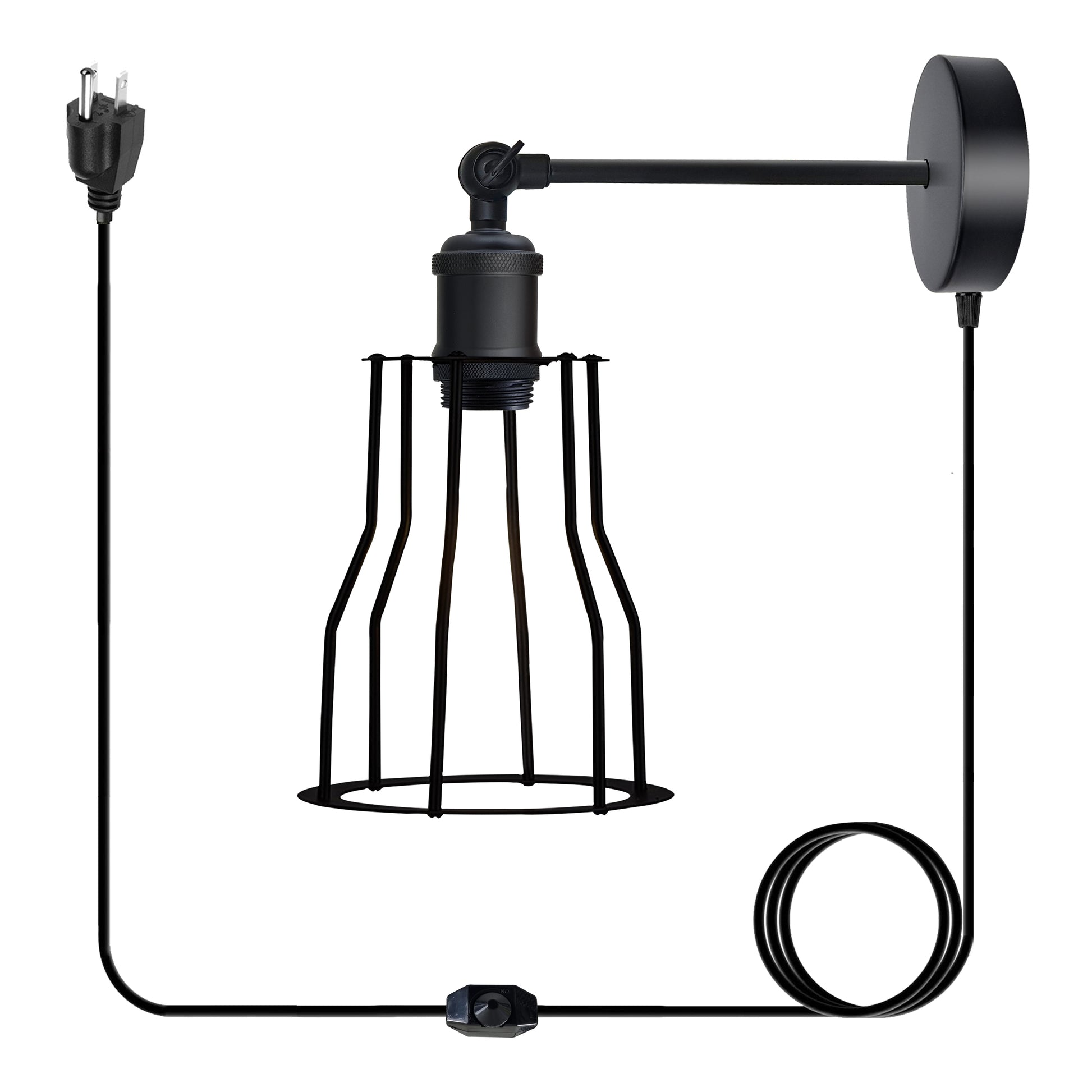 Mug Shape Plug-in Wall Sconce Lamp with dimmer switch.JPG