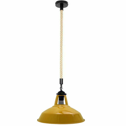 YELLOW metal hemp rope pendant light.JPG